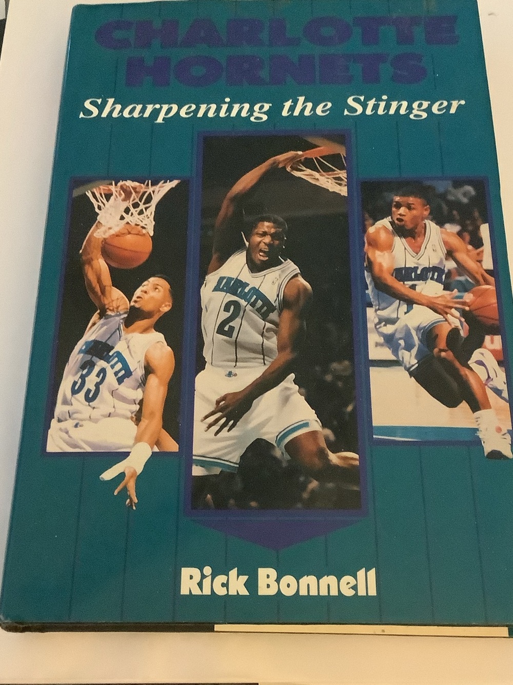 Charlotte Hornets: Sharpening the Stinger by Rick Bonnell - Teal/Cyan Cover